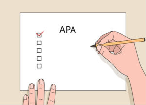 apa citation class assignment