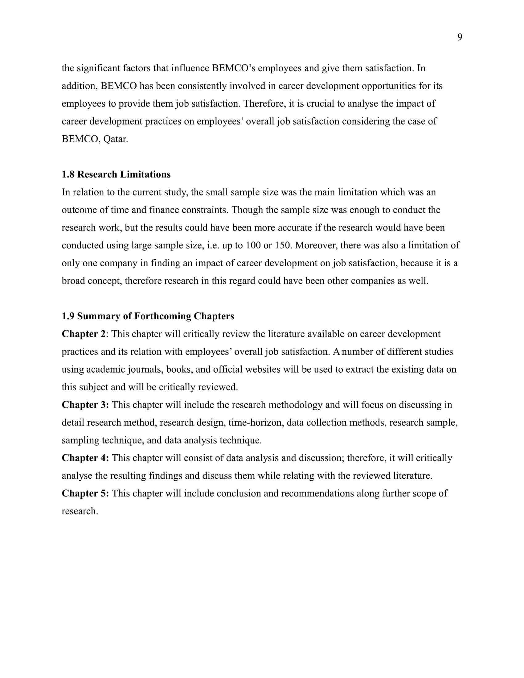 career development dissertation